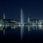 Binnenalster bei Nacht 2