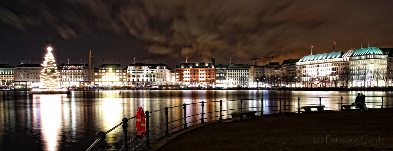 Binnenalster | Blick zum Jungfernstieg