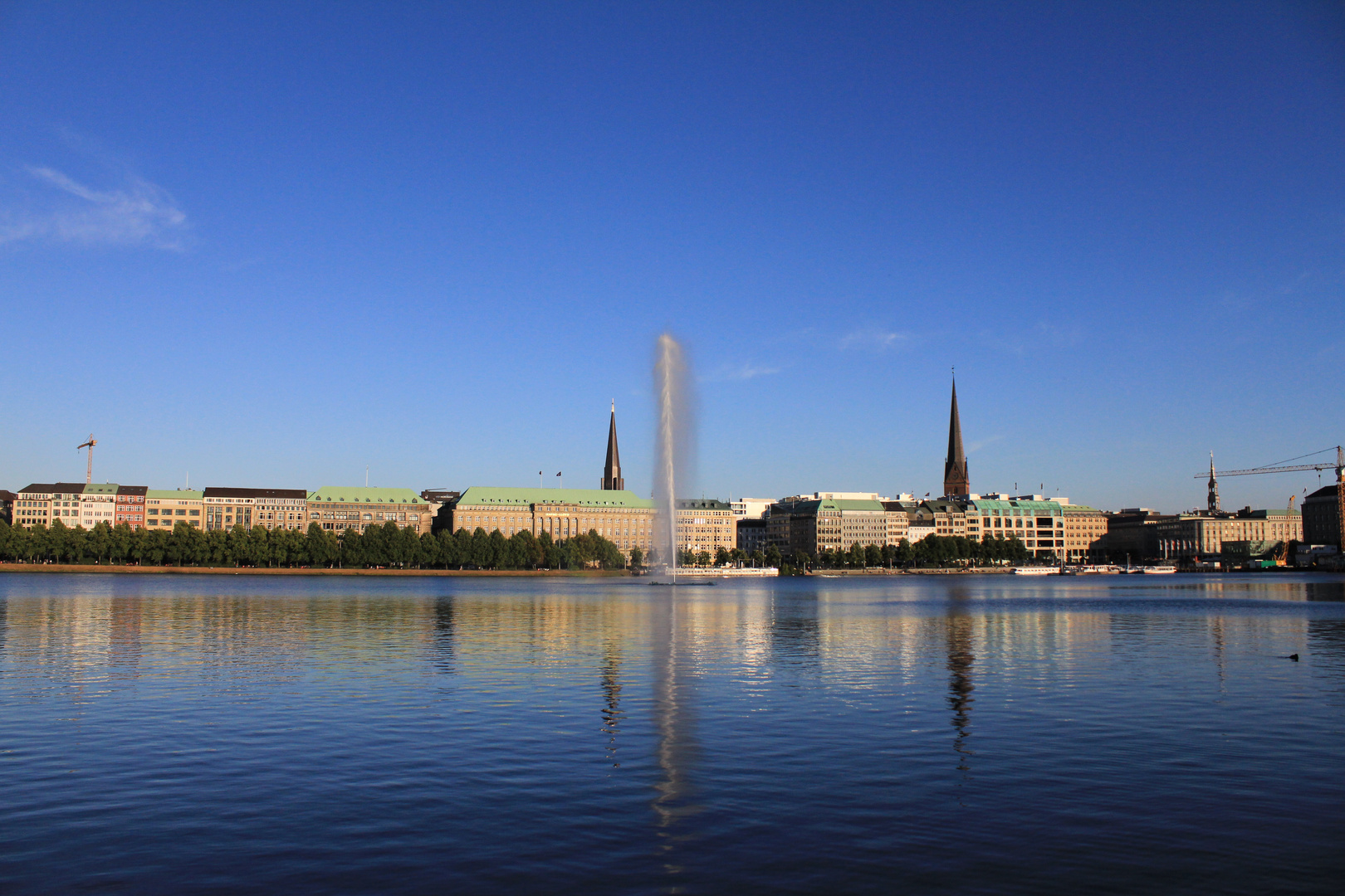 Binnenalster im Juli