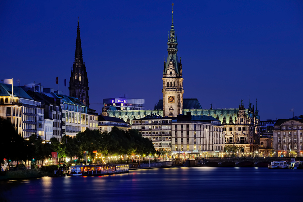 Binnenalster in Hamburg