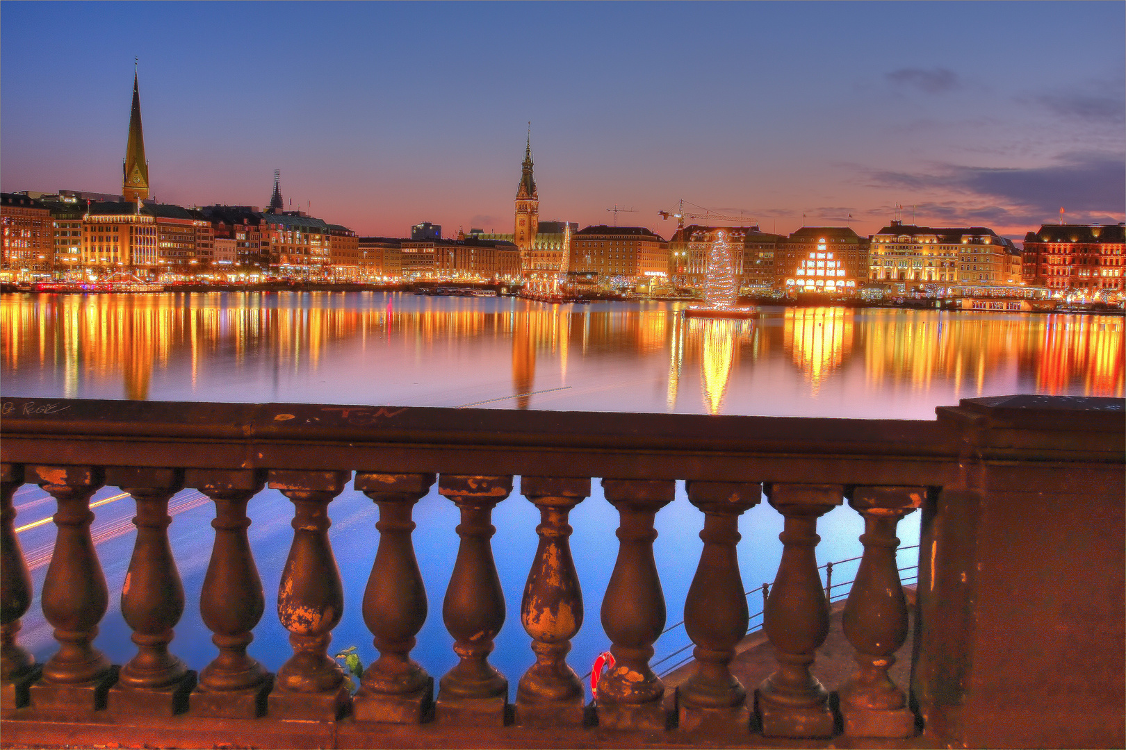 Binnenalster in Hamburg