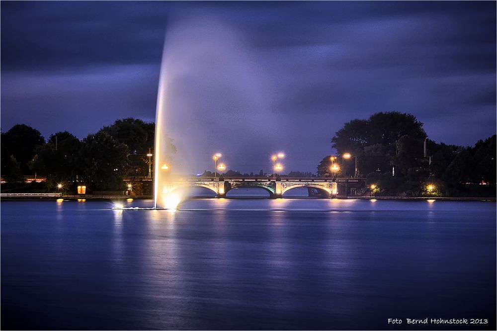 Binnenalster .... Lombardibrücke Hamburg