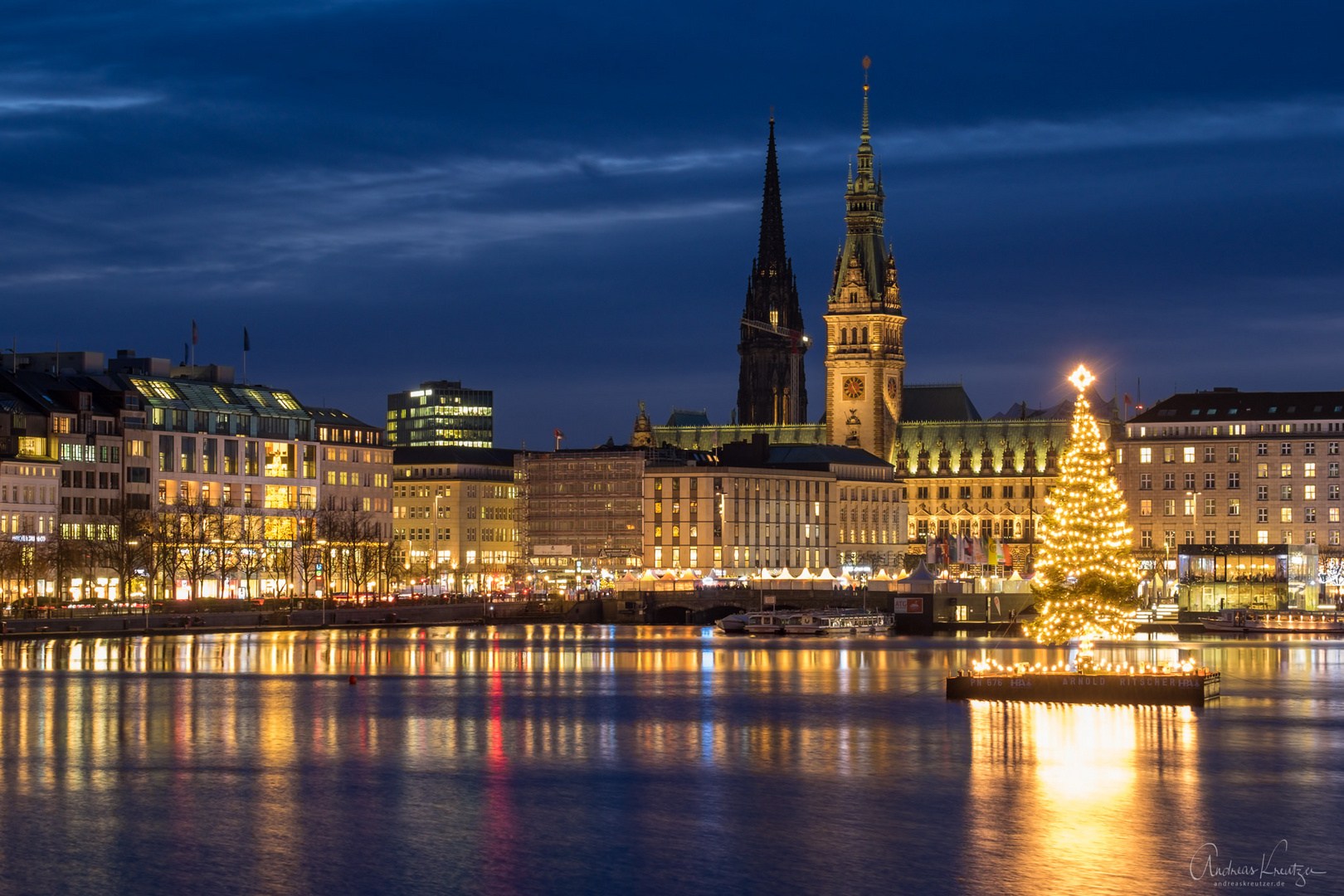 Binnenalster mit Alstertanne