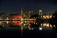 Binnenalster mit Blick auf den Fernsehturm