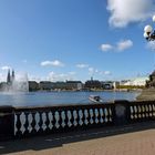 Binnenalster mit Blick auf den Jungfernsteg