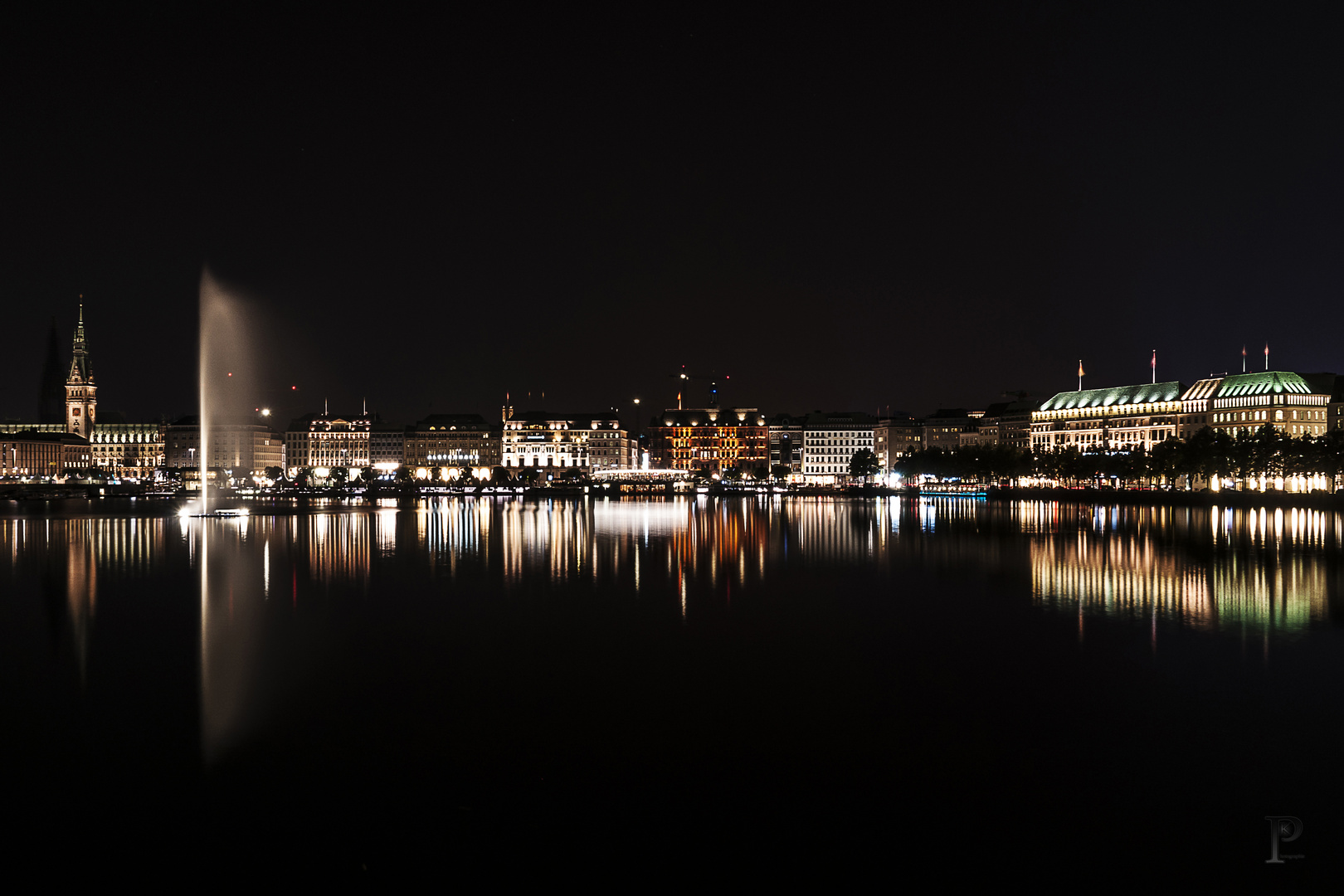 Binnenalster von der Kennedybrücke