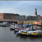 Binnenhafen an der Speicherstadt - Hamburg - Deutschland