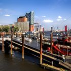 Binnenhafen Hamburg vor der Elbphilharmonie