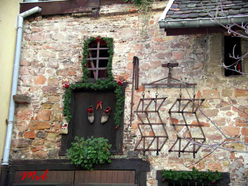 Binnenhofje in het centrum van Colmar