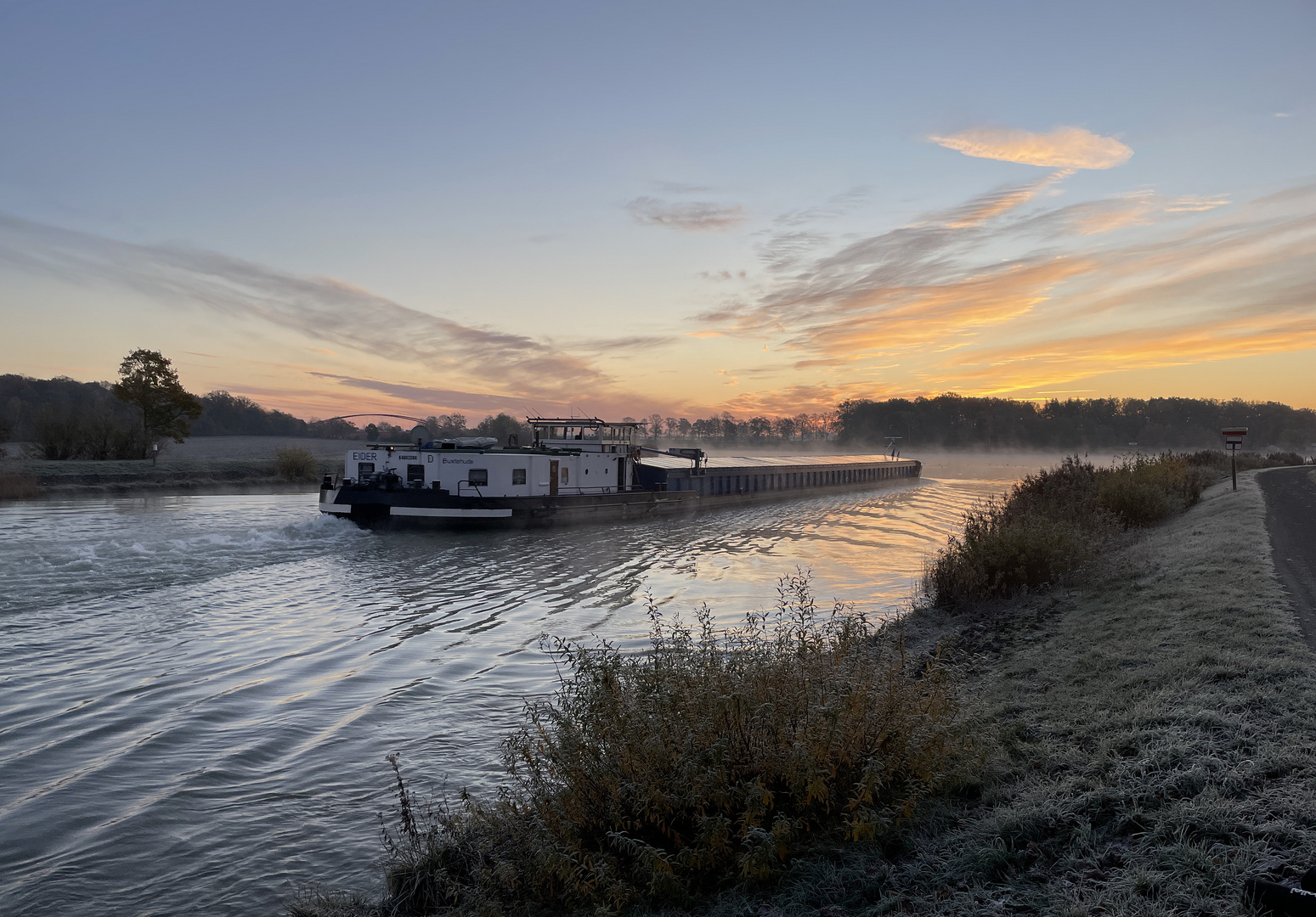 Binnenschiff im ESK