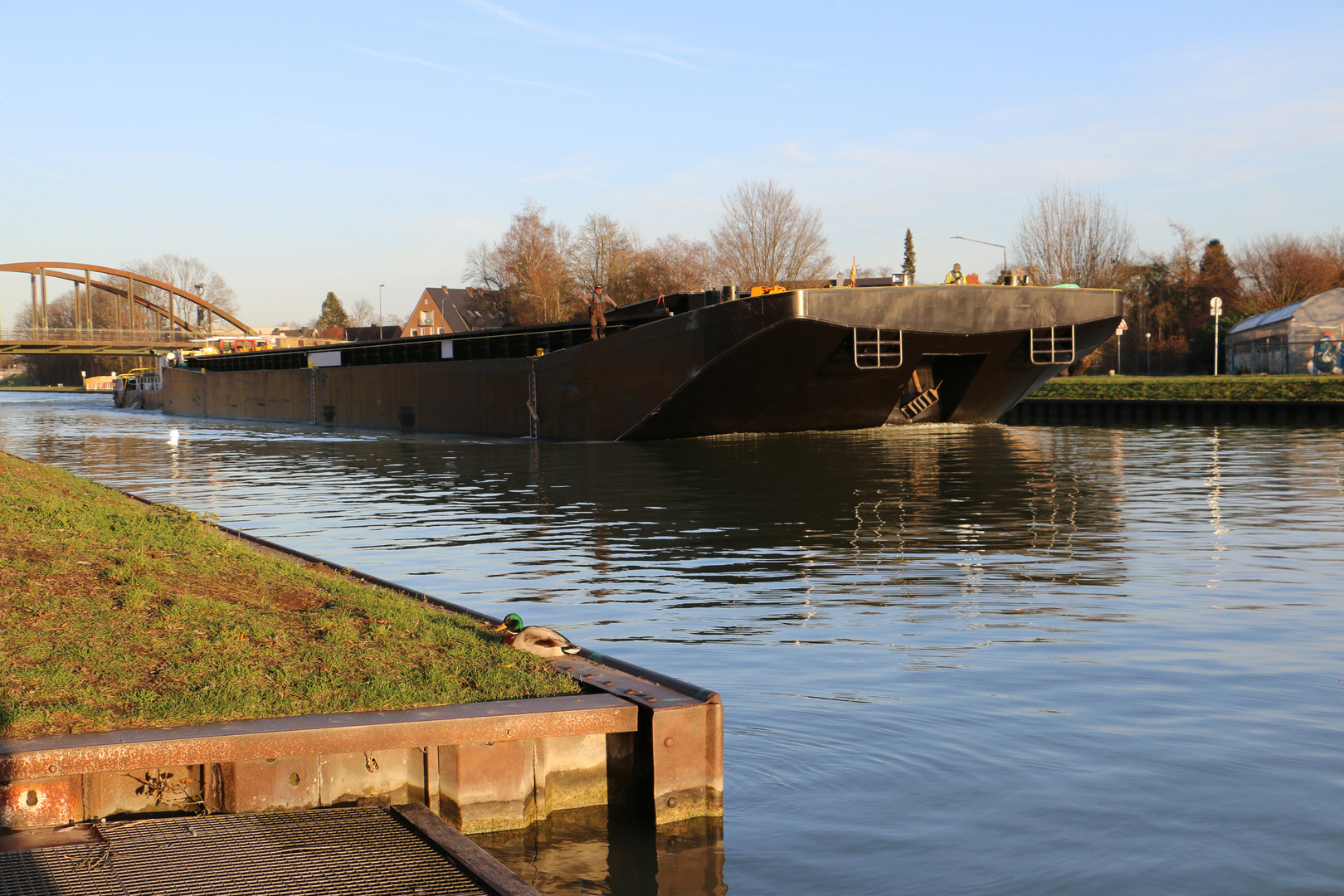 binnenschiff in Münster