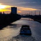 Binnenschifffart auf dem Rhein-Herne-Kanal