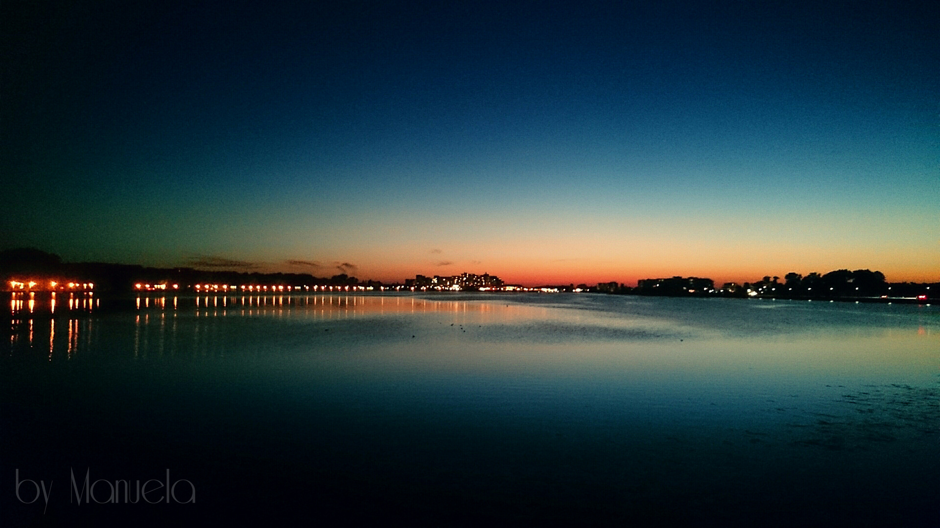 Binnensee bei Nacht 