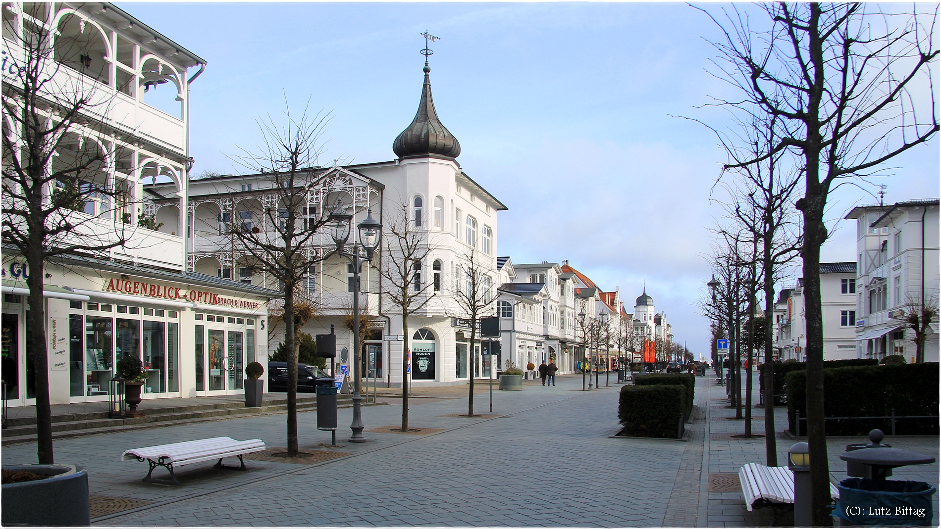 Binz - auf dem Weg zur Seebrücke