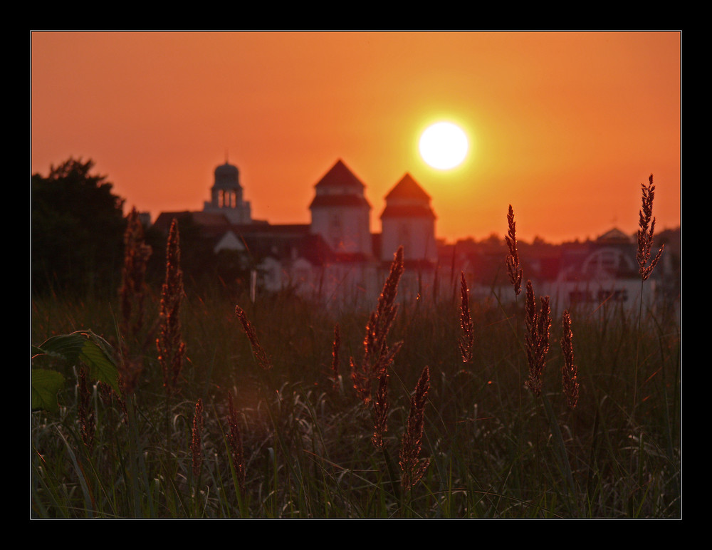 Binz im Sonnenuntergang