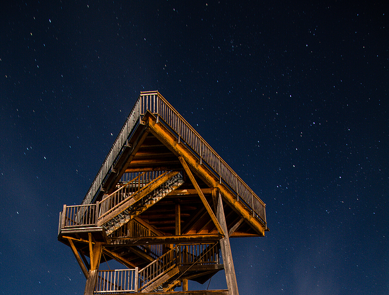 ...bird tower near the star...