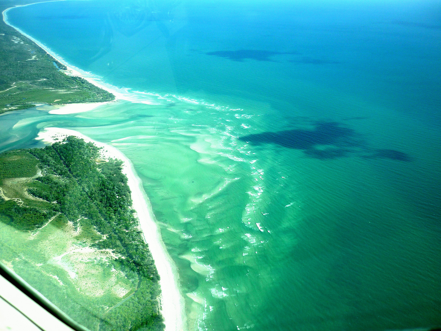 Bird View of Great Barrier Reef