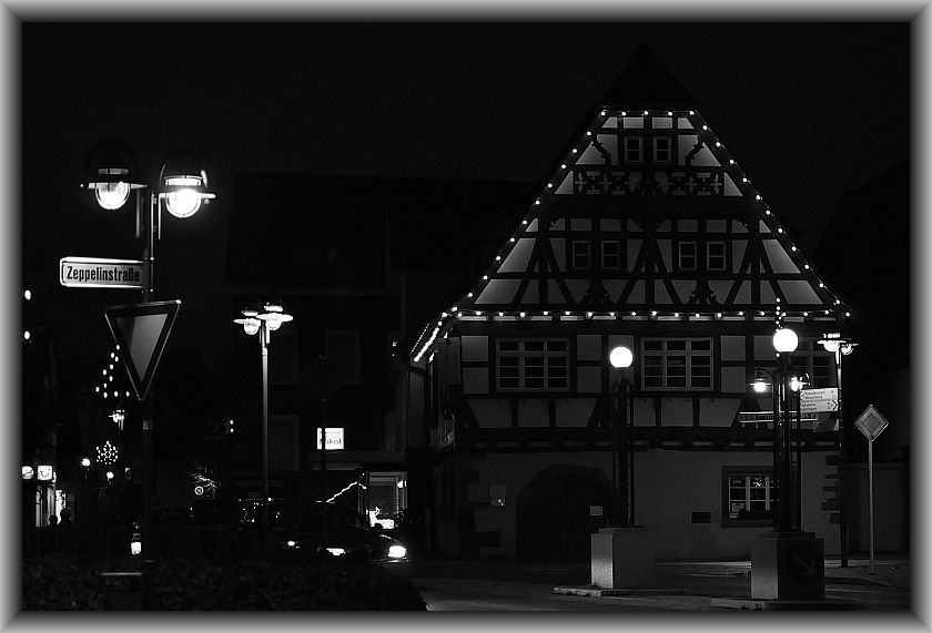 Birkenfeld im Enzkreis am Abend