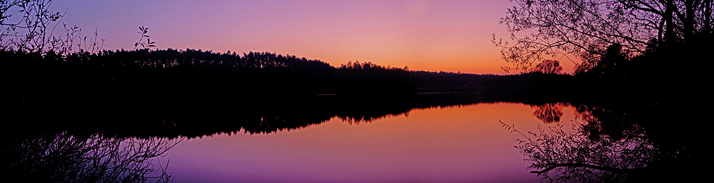 Birkensee am Abend