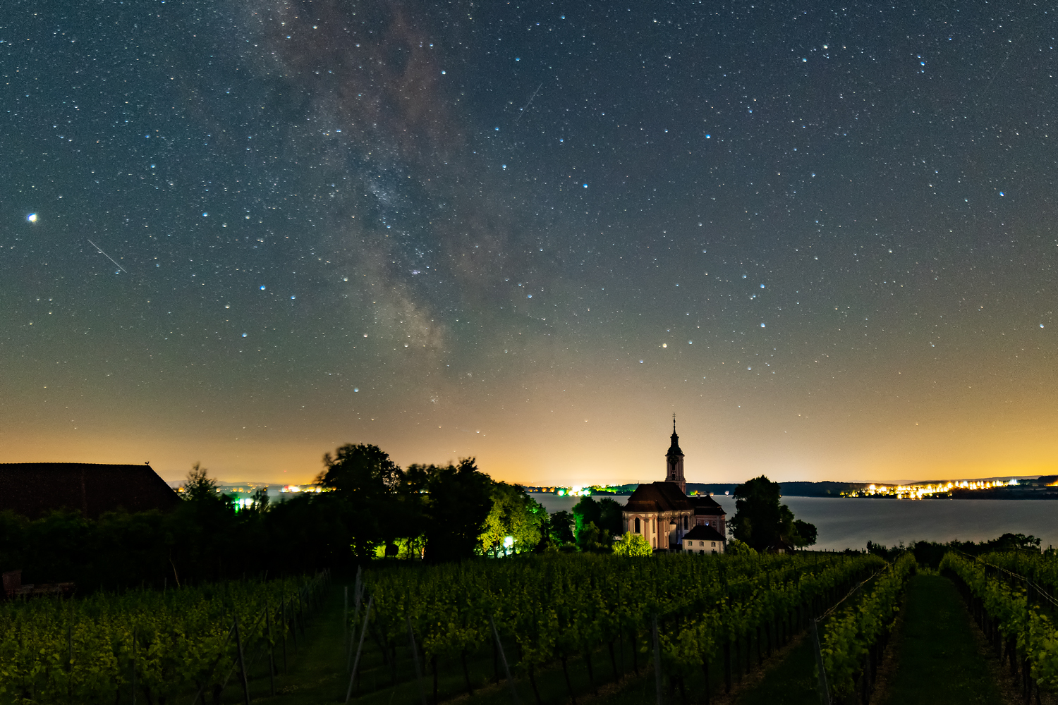 Birnau bei Nacht