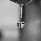 Birth of a water drop