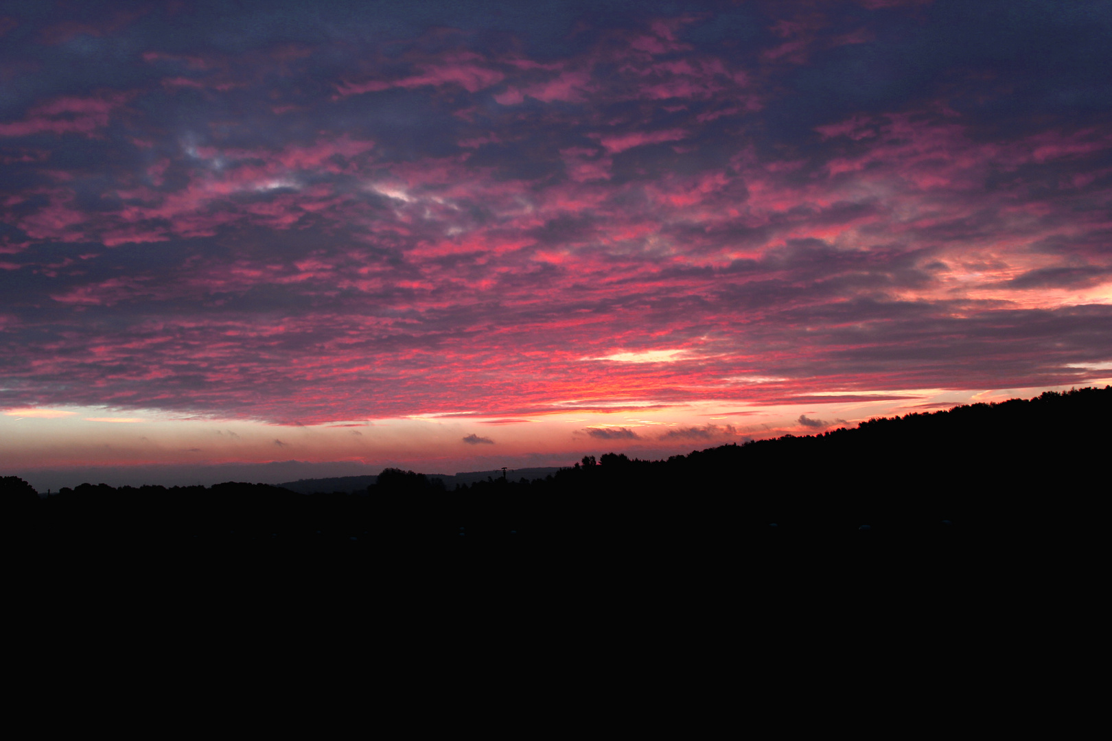 ...bis die Wolken wieder lila sind!