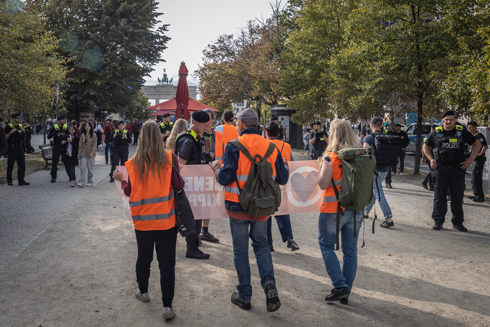 Bis kurz vor das Brandenburger Tor