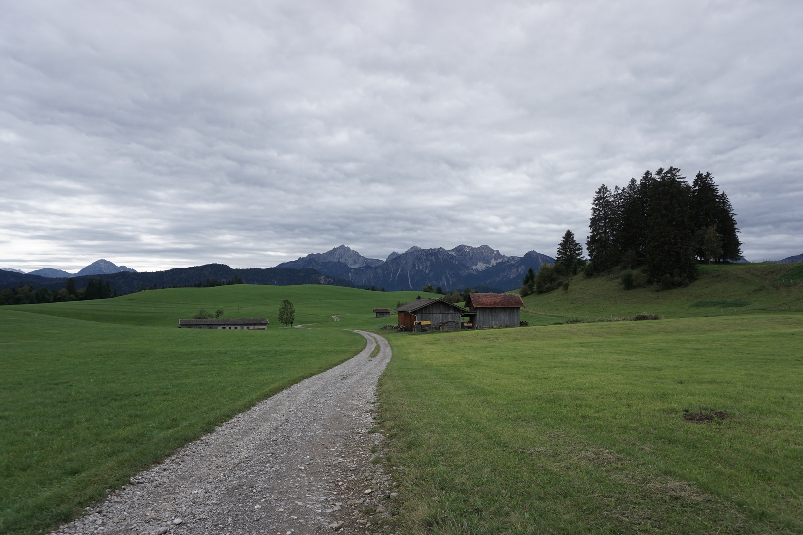 bis zu den Bergen führt der Weg