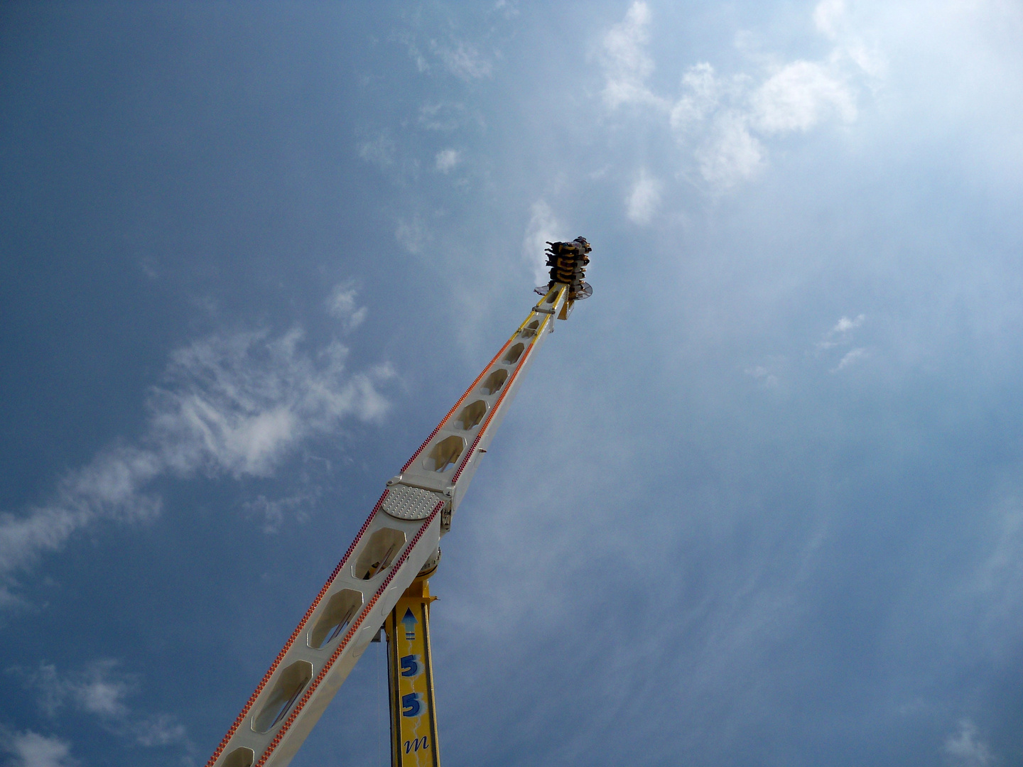 Bis zu den Wolken.