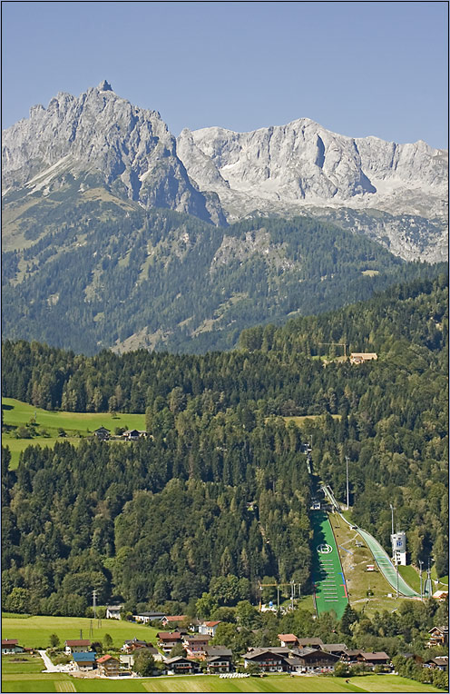 bischofshofen und das hochkönigmassiv