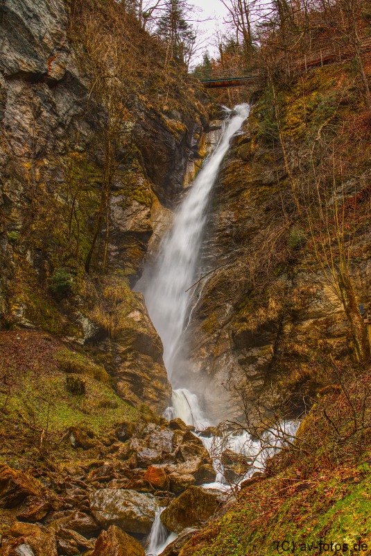 Bischofshofen Wasserfall nahe der Sprungschanze