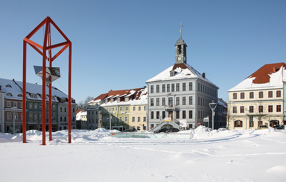 Bischofswerda ein Winterstädtchen...