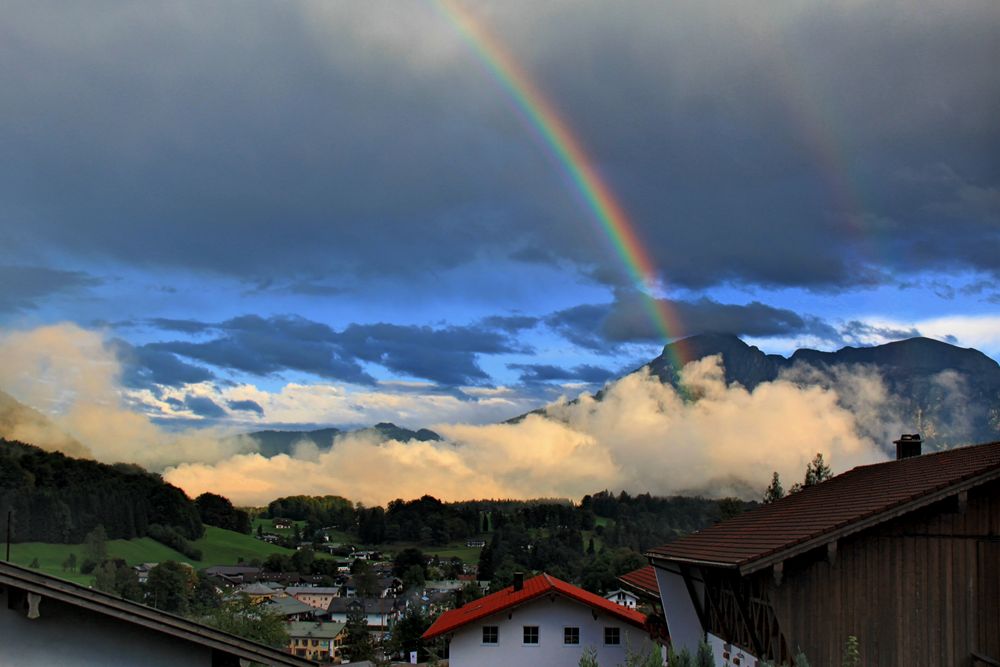 Bischofswiesen mit Regenbogen (1)