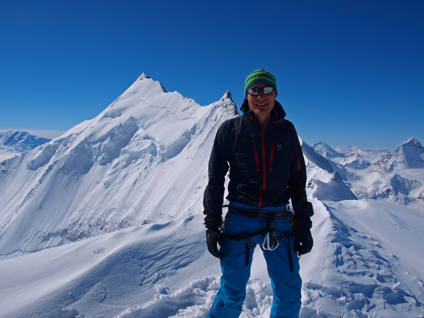 Bishorn - Blick: Weisshorn Nordnordwestgrat