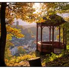 Bismarcktempel im herbstlichen Wald 2012