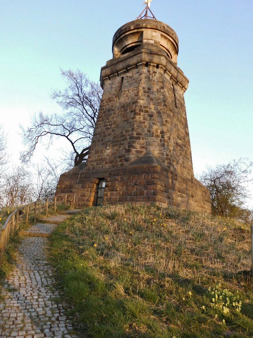 Bismarckturm auf der Wilhelmshöhe in Strickherdicke, Kreis Unna