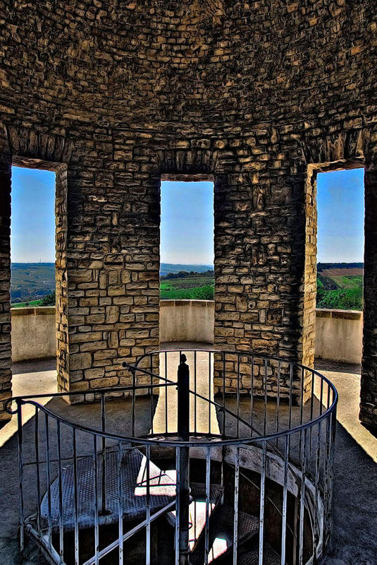 Bismarckturm - Aussichtsplattform - innen