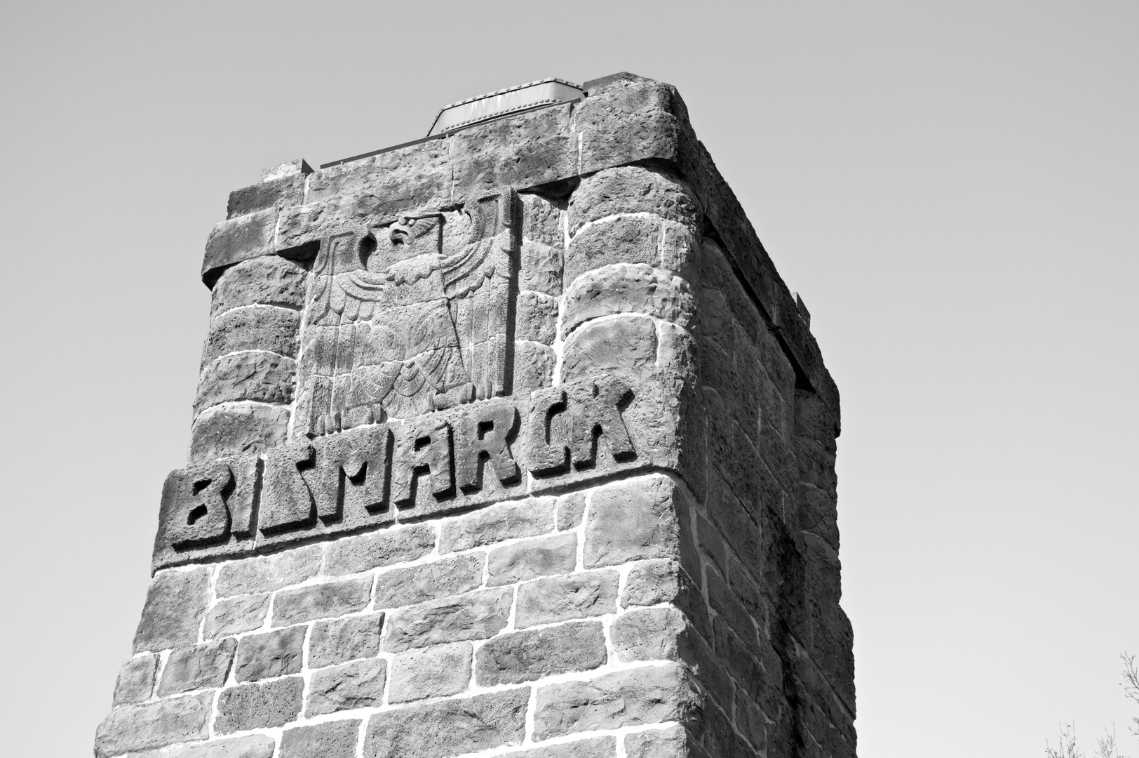 Bismarckturm Gießen Schriftzug