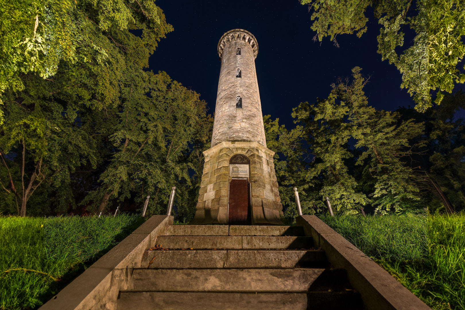 Bismarckturm Quedlinburg - Blick nach oben