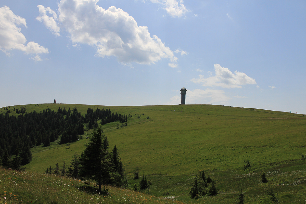 Bismarkdenkmal und Feldbergturm am Seebuck