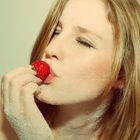bisou à la fraise