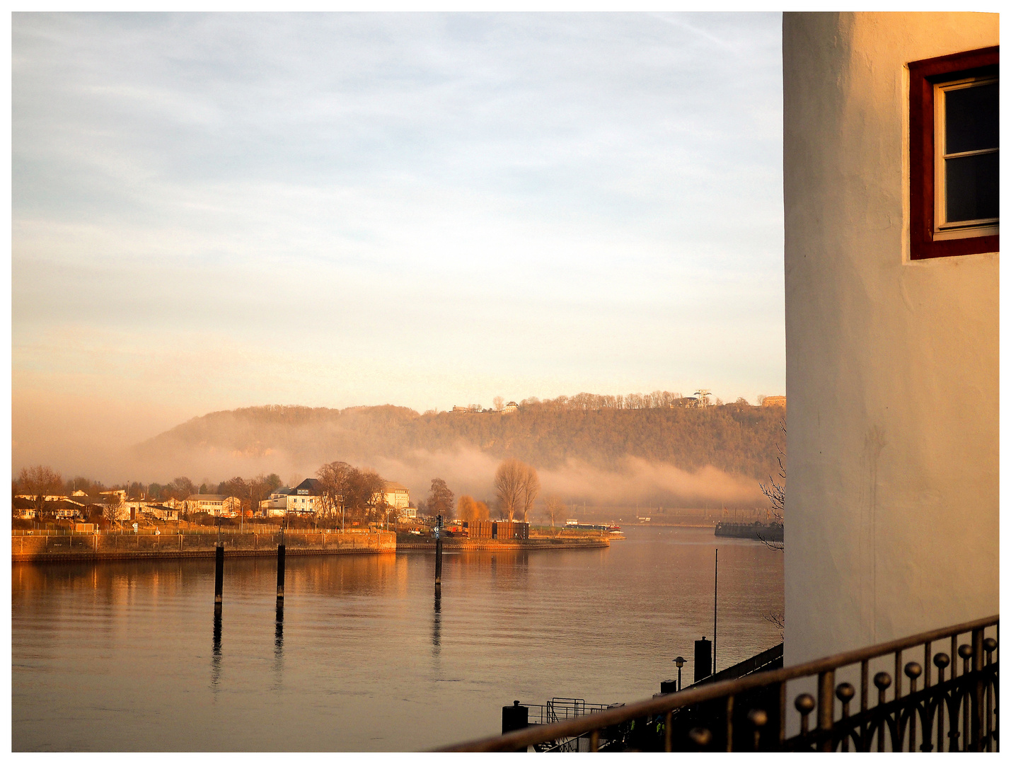 bisschen Deutsches Eck und Nebel