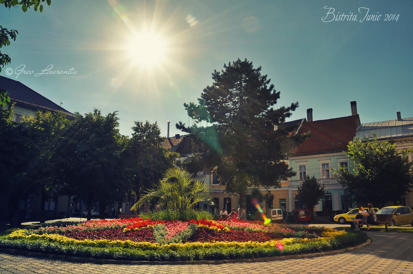 Bistrita - Iunie 2014 ,Dupa amiaza in parc.