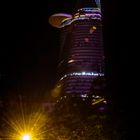 Bitexco building at night, a current tallest building in Saigon