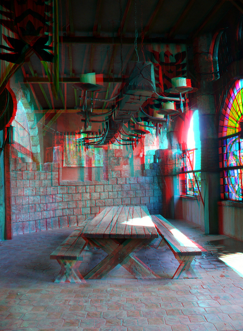 Bitte Platz nehmen. (Zugang zu River Quest in Phantasialand in 3D)