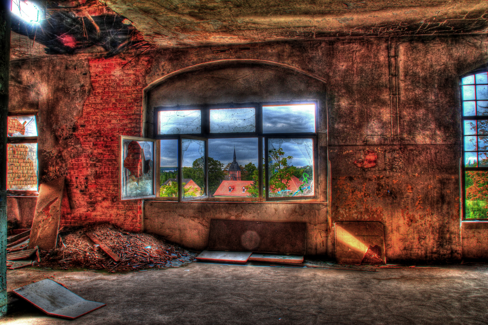 bitte schliess das Fenster