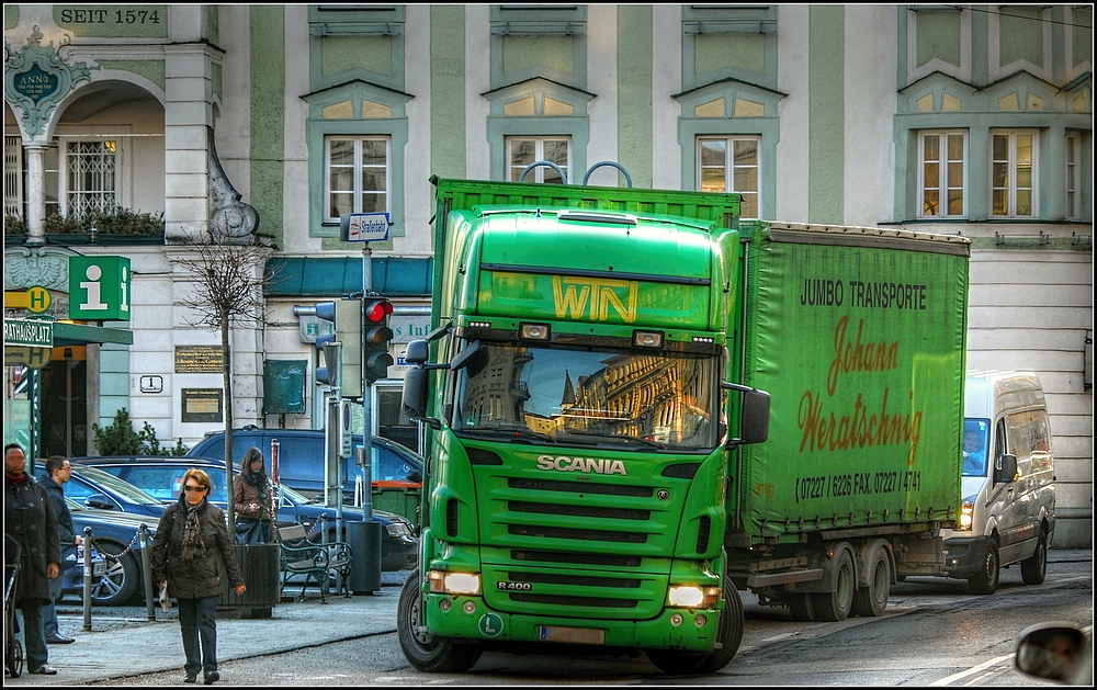 Bitte wenden......und das mitten in der Stadt !!