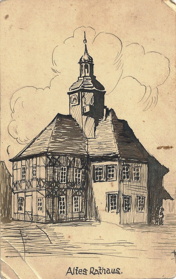 Bitterfeld - Altes Rathaus 1912