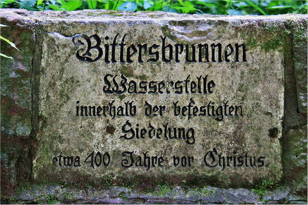 Bittersbrunnen, Wie Dazumal