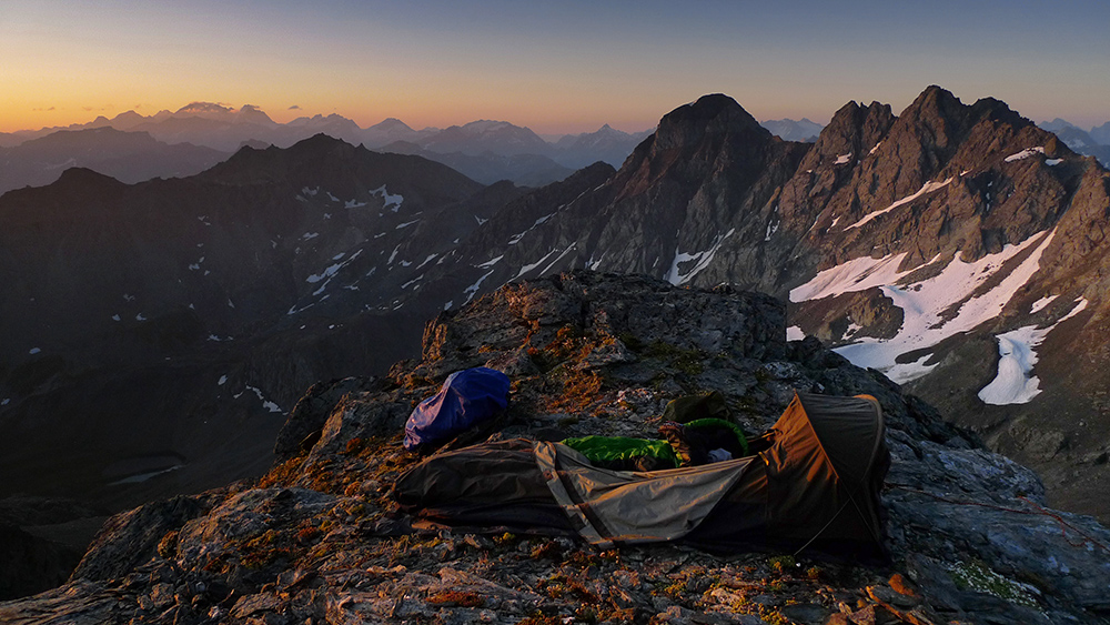 Biwakplatz auf gut 3000m...